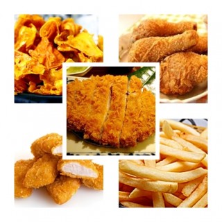 Máquinas de procesamiento de alimentos fritos